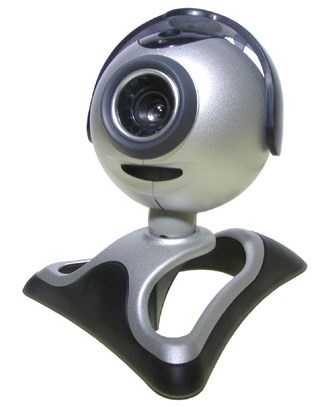 Webkamera 640x480 med mikrofon. USB